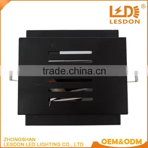 New Design Professional Dimbal Square 12w 15w Cob Led Grille Downlight thumbnail-6