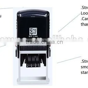 Square 40x40mm Factory HongTu Date Self Inking Stamp thumbnail-3