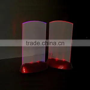 Best Price Factory Direct Sale Table Stand LED Menu Holder For Fashion Party Bar thumbnail-1