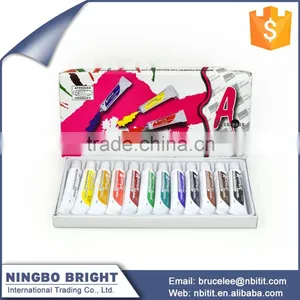 Wholesale Low Price High Quality 12pk Acrylic Paint Tube Set thumbnail-1
