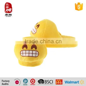 New Design Customized OEM Plush Emoji Slipper Toy Manufacturer China thumbnail-5