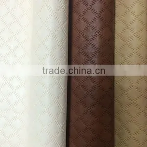 Printed and Embossed PU Women Shoes Leather Material thumbnail-1