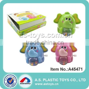 Baby Lovely Wind up Cartoon Elephant With Light and Sounds thumbnail-1