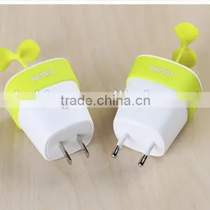 Original Remax Sapling Series 2 USB Adaptor Phone Charger 5V 2.4A Travel Charger thumbnail-3