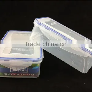 2500ml Clear Plastic Lock Box, Clear Plastic Lunch Bento Boxes thumbnail-5
