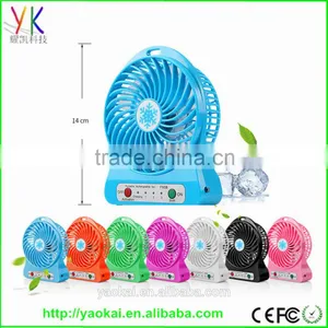 Unique New Design Portable Usb Fan Rechargeable Mini Usb Fan Led Light Usb Mini Fan With Power Bank Powerful Wind thumbnail-2