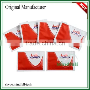 6*8cm Cheap Wet Wipes Customized Single Wet Wipes for Pizza Shop thumbnail-1