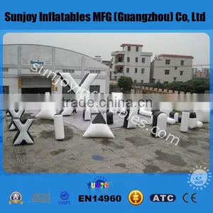 Factory Price 0.6-0.9mm Pvc Inflatable Bunkers Paintball Inflatables for Sale thumbnail-1