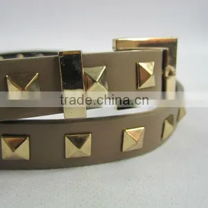 PU Belt Latest Design Metal pu Belt for Girls thumbnail-3
