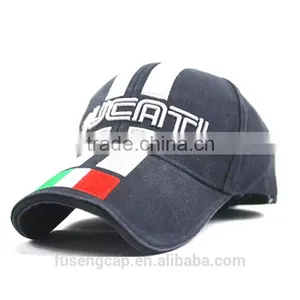 High Quality Custom 6 Panel Embroidered 100% Cotton Baseball Cap thumbnail-1