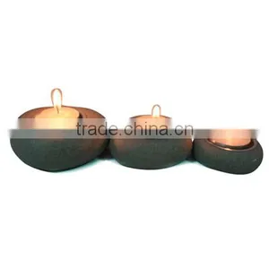 Wholesale Christmas Polyresin/glass Decorative Candle Holder thumbnail-3