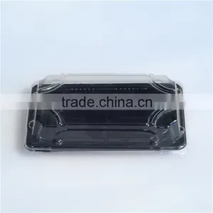 SM1-1101Black Disposable Sushi Containers,Sushi Plastic Container,Sushi Packaging thumbnail-3