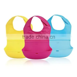 High Quality Waterproof Silicone BabyBibs Wholesale thumbnail-1