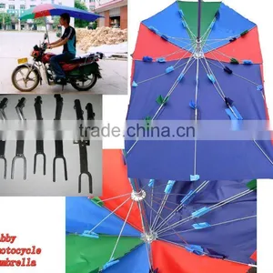 Very Strong Windproof & Sunshade Motorcycle Umbrella thumbnail-1