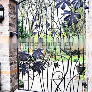 Best Seller Supply Custom Wrought Iron Pool Gate, Iron Walk Way Gates, Scroll Garden Gate on Online Shopping thumbnail-1