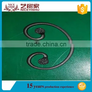 Cast & Forge Type Low Price Wrought Iron Rosettes Components, Fence, Gate Casting Components thumbnail-2