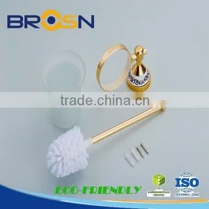 Ningbo High Quality Bathroom Accessory /Golden Color /Toilet Brush #81001 thumbnail-1