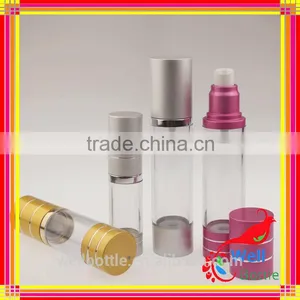 SGS Certificate Wholesale Square Rotary Cosmetic Airless Bottle Pump,Plastic 30ml Airless Bottle,Airless Pump Bottle 15ml thumbnail-1