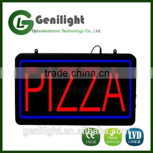 Flashing PIZZA Catering Food Led New Window Shop Signs thumbnail-4