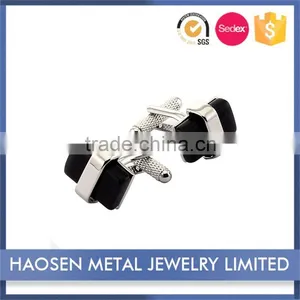 2016 Rhodium Cat Eye Stone Personalised Cufflinks For Men thumbnail-3