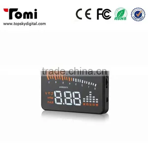 X5 3" Auto Car HUD Head Up Display X3 Universal OBD2 II Interface Overspeed Warning Windshield Project Alarm System Consumption thumbnail-2