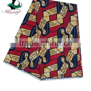 100% Cotton Real Wax Fabric SMRC-10 African Super Wax Print Fabric Wholesale thumbnail-3