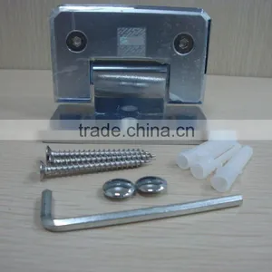Stainless Steel 90 Degree One Side Glass Door Hinge For Shower Door With Screws thumbnail-1