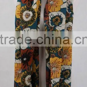 Wool Floral Printed Pashmina Scarf Shawl thumbnail-1