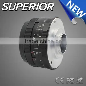 8.0megapixel Cctv Lens M12 Lens Mount 35mm Manually Iris Cctv SLR Lens thumbnail-1