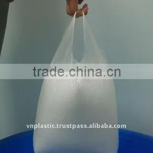 100% Virgin HDPE/LDPE Plastic T-shirt Bags for Shopping Packing thumbnail-1