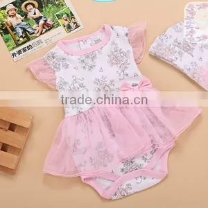 Summer Baby Girl 100% Comfortable Cotton Cute Dress thumbnail-2