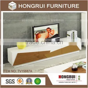 2016 Modern Home Furniture Living Room TV Stand White High Gloss Mdf tv Stand thumbnail-1