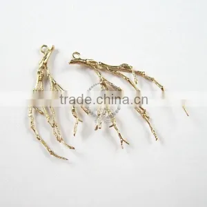 25x43mm 14K Light Gold Tree Branch Bamboo Root Pendant Charm DIY Jewlery Supplies 1850211 thumbnail-1