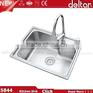 Single Bowl Sink for Kitchen Africa Stainless Steel Corner Kitchen Sink Board thumbnail-2