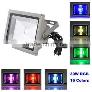 IP65 Outdoor Led Light Multi Color 2400 Lumens 30w Led Rgb Flood Light thumbnail-1
