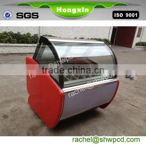 Commerical Mini Ice Cream Display Counter Freezer Display for Ice Cream thumbnail-1