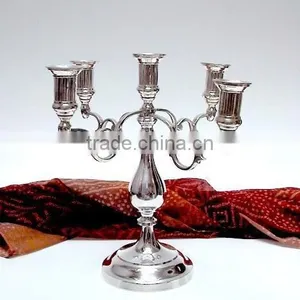 Manufacturer Of WEDDING DECOR Solid Brass, Aluminum Candle Holders thumbnail-1