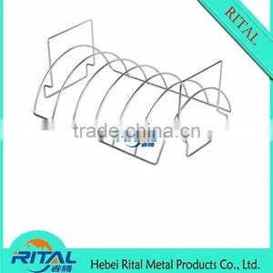 Non Stick Stainless Steel Rib Grilling Rack thumbnail-2