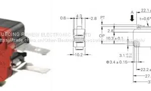 MIniature Basic With Stailess Steel Hand Lever Cherry Micro Switch thumbnail-2