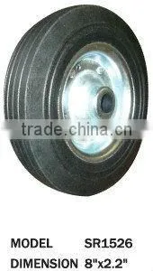 Solid Rubber Trolley Caster Wheels thumbnail-1