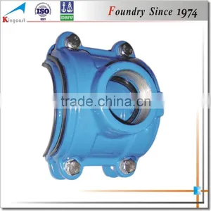 Hot Selling Best Price High Quality Cast Iron Pipe Tapping Saddle Casting thumbnail-3