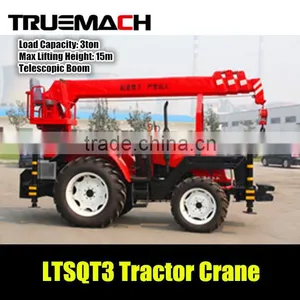 Agricultural Tractor Mounted Crane With 3Ton Telescopic Loader Crane thumbnail-1