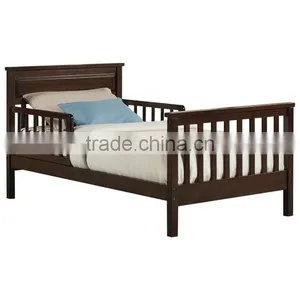 Espresso Color Baby Relax Wood Toddler Bed thumbnail-2
