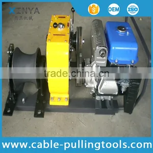 Winch Manufacturer 8 Tons Cable Winch HONDA/YAMAHA Engine for Power Construction thumbnail-2