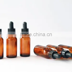 1/2oz,1oz,2oz,4oz,8oz,16oz Amber Glass Bottles Boston Round With Pump thumbnail-3