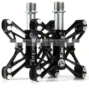 3 Colors 2PCS CNC 3 Bearings Bicycle Pedals Ultralight Mountain Bike Pedal Road Cycling Magnesium Flat Pedals Terrain Titanium thumbnail-4