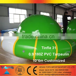 Inflatable Saturn Water Park Tinfla 31 in PVC Tarpaulin Materials Gyro Spinning Top thumbnail-1