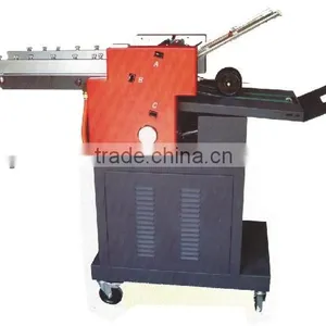 A2 Suction Sheet Paper Folding Machine/Electric Folding Paper Sheet Machine thumbnail-1