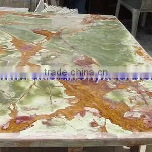 BEAUTIFUL MULTI GREEN ONYX TABLE TOPS COLLECTION thumbnail-5