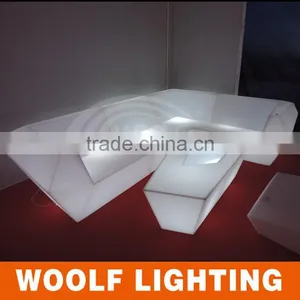Modish Illuminated Decorative LED Casual Sofa for Tea House and Coffee Shop thumbnail-4